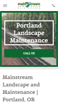 Mobile Screenshot of mainstreamlandscape.com